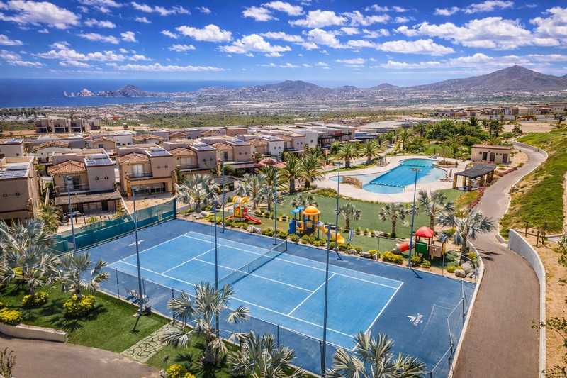 Gated community aerial view